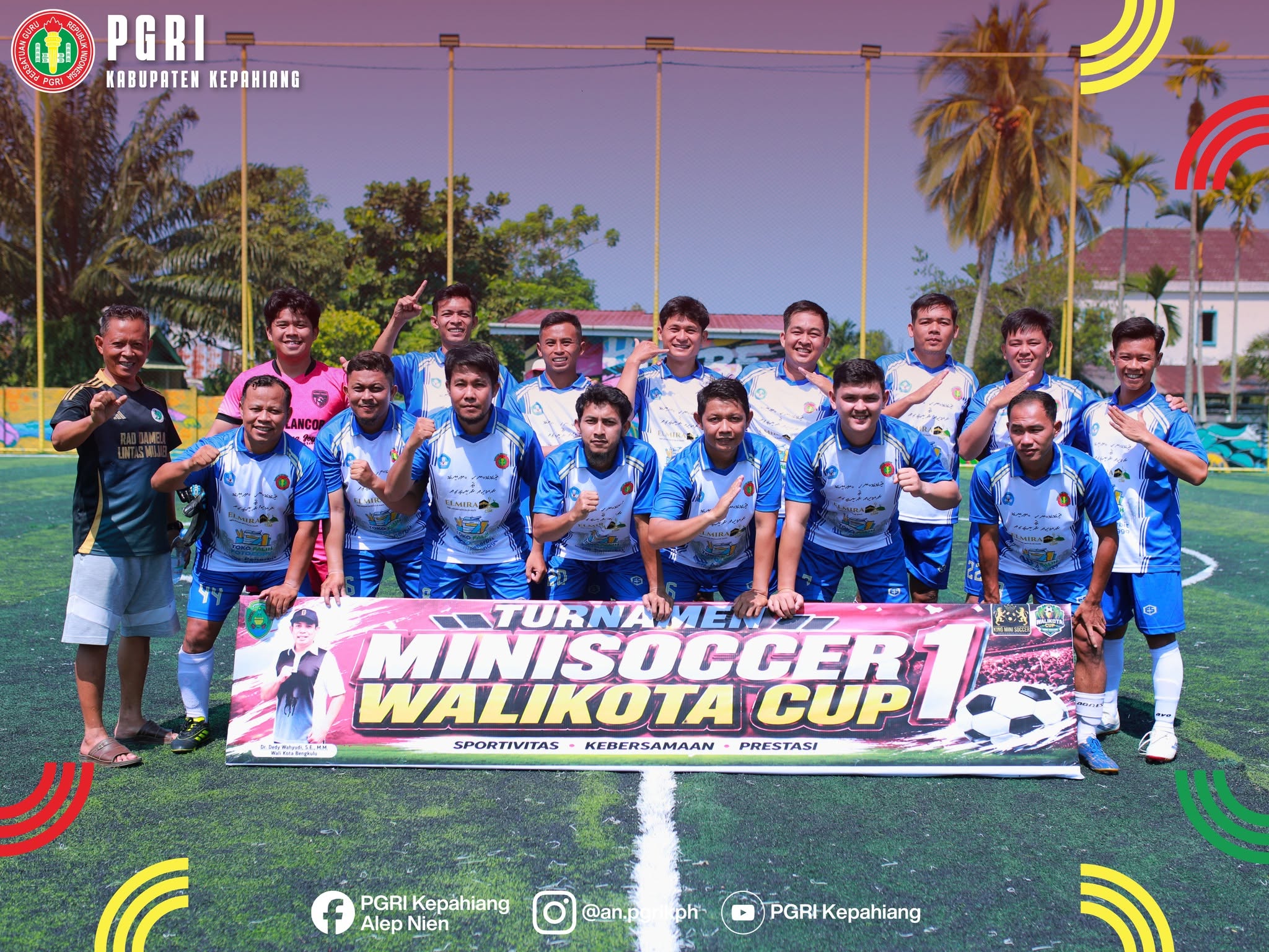 Tim Minisoccer DIKBUD Kepahiang x PGRI Kepahiang Raih Juara II Turnamen Walikota Cup I 2026